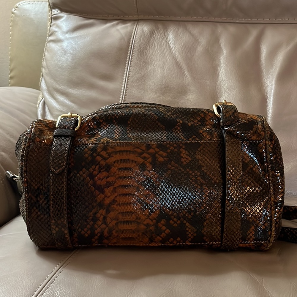 Rebecca Minkoff Leather Python Convertible Bag - Picture 7 of 16